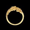 Never Let You Go Style Ring Made 18 / 14 / 10KT Gold Embellished With Certified Lab Diamonds For Anniversary And Forever Special Person Gift