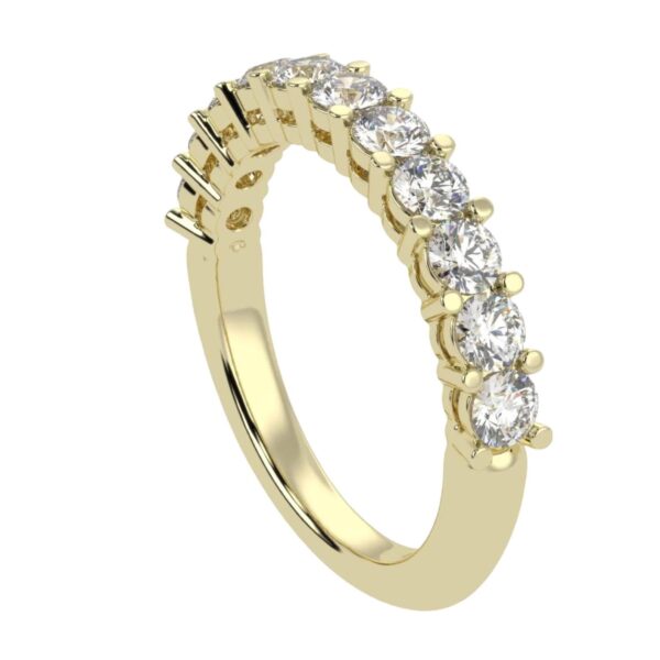 Eleven Diamond Wedding Diamond Ring Made In 18 / 14 / 10 / KT Gold Embellished With Certified Lab Diamonds For Wedding And Anniversary Gift