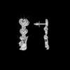 Heart Style Diamond Earring Made In 18/14/10 KT Gold Studded With Certified Lab Diamond For Anniversary And Birthday Gift For Special Person
