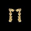 Heart Style Diamond Earring Made In 18/14/10 KT Gold Studded With Certified Lab Diamond For Anniversary And Birthday Gift For Special Person