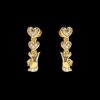 Heart Style Diamond Earring Made In 18/14/10 KT Gold Studded With Certified Lab Diamond For Anniversary And Birthday Gift For Special Person