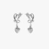 Unique Style Earing Made In 18 / 14 / 10 KT Gold Embellished With Certified Lab Diamonds For Birthday And Anniversary Gift To Special One