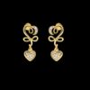 Unique Style Earing Made In 18 / 14 / 10 KT Gold Embellished With Certified Lab Diamonds For Birthday And Anniversary Gift To Special One