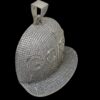 Iced Out Goon Hip Hop Customized Cap Shape Pendant Studded With Shinny Moissanite Diamonds For The Birthday And Memorial Gift Unisex Pendant