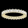 Vintage Gold Stud Ring Made 18 / 14 / 10KT Gold Embellished With Certified Lab Diamonds For Anniversary And Forever Special Person Gift