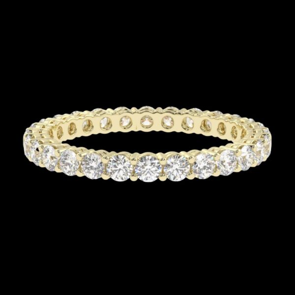 Classic Radiance Diamond Ring Made In 18/14/10KT Gold Studded With Certified Lab Diamond For Anniversary And Birthday Gift To Special Person
