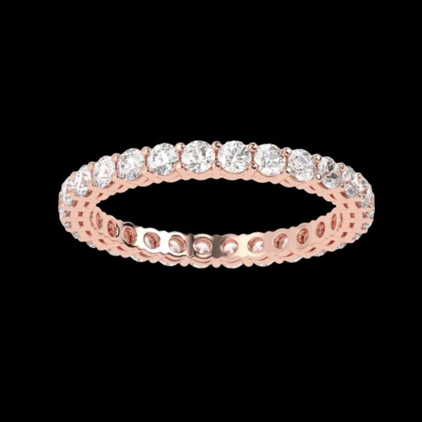 Classic Radiance Diamond Ring Made In 18/14/10KT Gold Studded With Certified Lab Diamond For Anniversary And Birthday Gift To Special Person
