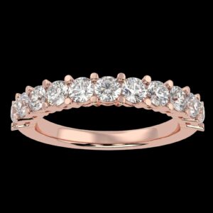 Eleven Diamond Wedding Diamond Ring Made In 18 / 14 / 10 / KT Gold Embellished With Certified Lab Diamonds For Wedding And Anniversary Gift