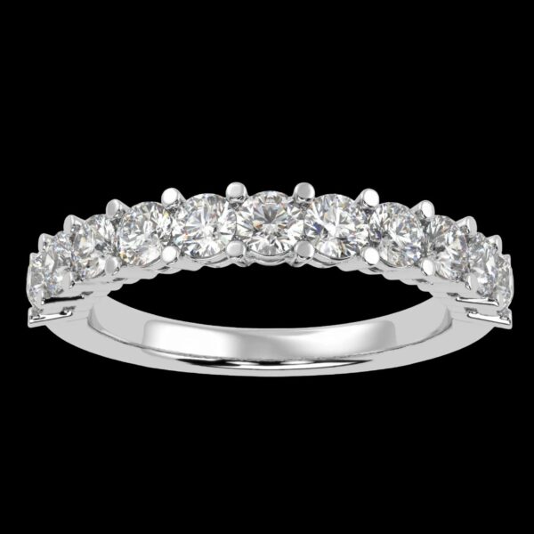 Eleven Diamond Wedding Diamond Ring Made In 18 / 14 / 10 / KT Gold Embellished With Certified Lab Diamonds For Wedding And Anniversary Gift