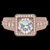 Gold Engagement Ring Made In 18/14/10 KT Gold Embellished With Certified Lab Diamond For Engagement And Wedding Gift For The Special Person