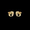 Gold Diamond Earring Made In 18 / 14 / 10 KT Gold Embellished With Certified Lab Diamonds For Anniversary And Birthday Gift For Her