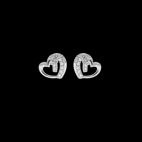 Gold Diamond Earring Made In 18 / 14 / 10 KT Gold Embellished With Certified Lab Diamonds For Anniversary And Birthday Gift For Her