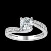 Magnificat Gold Solitaire Diamond Ring Made In 18 / 14 / 10 KT Gold Embellished With Certified Lab Diamond For Wedding And Anniversary Ring