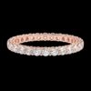 Round Eternity Band Ring Made In 18 / 14 / 10 KT Gold Embellished With Certified Lab Diamonds For Wedding And Anniversary Gift For Her