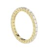 Round Eternity Band Ring Made In 18 / 14 / 10 KT Gold Embellished With Certified Lab Diamonds For Wedding And Anniversary Gift For Her