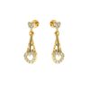 Heart Style Diamond Earring Made In 18/14/10KT Gold Studded With Certified Lab Diamonds For Birthday And Anniversary Gift For Special Person