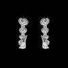 Heart Style Diamond Earring Made In 18/14/10 KT Gold Studded With Certified Lab Diamond For Anniversary And Birthday Gift For Special Person