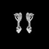 Gold Diamond Earring Made In 18/14/10 KT Gold Embellished With Certified Lab Diamond For Anniversary And Wedding Gift For The Special Person