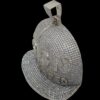 Iced Out Goon Hip Hop Customized Cap Shape Pendant Studded With Shinny Moissanite Diamonds For The Birthday And Memorial Gift Unisex Pendant