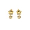 Wedding Diamond Earring Made In 18 / 14 / 10 KT Gold Embellished With Certified Lab Diamonds For Wedding And Anniversary Gift For Her