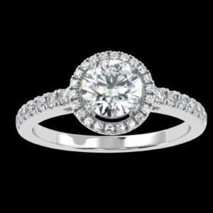 Solitaire Diamond Ring Made In 18/14/10 KT Gold Embellished With Certified Lab Diamonds For Wedding And Anniversary Gift For Special Person