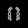 Drop Diamond Earring Made In 18 / 14 / 10 KT Gold Embellished With Certified Lab Diamonds For Wedding And Anniversary Gift For Her