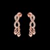 Drop Diamond Earring Made In 18 / 14 / 10 KT Gold Embellished With Certified Lab Diamonds For Wedding And Anniversary Gift For Her