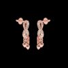 Drop Diamond Earring Made In 18 / 14 / 10 KT Gold Embellished With Certified Lab Diamonds For Wedding And Anniversary Gift For Her