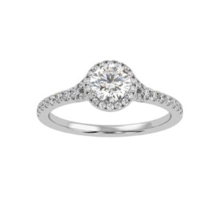 Solitaire Diamond Ring Made In 18 /14 /10 KT Gold Studded With Certified Lab Diamond For Anniversary And Wedding Gift For The Special Person