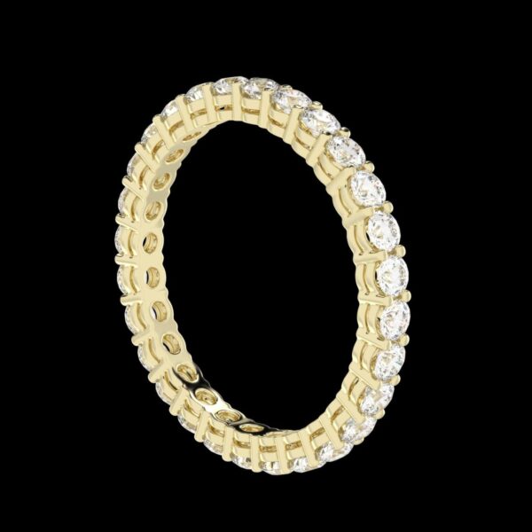 Wedding Diamond Ring Made In 18 / 14 / 10 KT Gold Embellished With Certified Lab Diamonds For Anniversary And Wedding Gift For Her