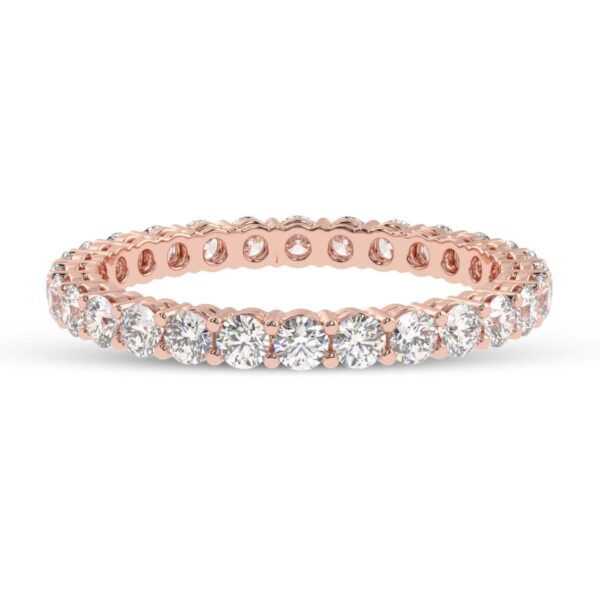 Wedding Diamond Ring Made In 18 / 14 / 10 KT Gold Embellished With Certified Lab Diamonds For Anniversary And Wedding Gift For Her