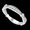 Gold Wedding Ring Made In 18 / 14 / 10 KT Gold Embellished With Shinny Moissanite Diamonds For Wedding And Anniversary Gift For Her
