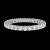Round Eternity Band Ring Made In 18 / 14 / 10 KT Gold Embellished With Certified Lab Diamonds For Wedding And Anniversary Gift For Her