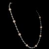 Beaded Iced Out Diamond Necklace Made In 925Sterling Silver Studded With Shinny Moissanite Diamond For Birthday And Anniversary Gift For Her