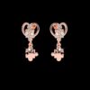 Gold Diamond Earring Made In 18/14/10 KT Gold Embellished With Certified Lab Diamond For Anniversary And Wedding Gift For The Special Person
