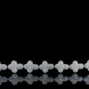 Iced Out Cross Bracelet Made In 925 Sterling Silver Embellished With Shinny Moissanite Diamonds For The Birthday And Memorial Gift For Her