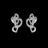 Heart Shape Stud Valentine Gift Earring Made In 18 / 14 / 10 KT Gold Embellished With Certified Lab Diamond For Wedding And Anniversary Gift