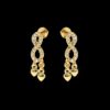 Drop Diamond Earring Made In 18 / 14 / 10 KT Gold Embellished With Certified Lab Diamonds For Wedding And Anniversary Gift For Her