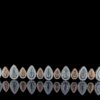 Pear Shaped Diamond Bracelet in Mixed Tones Made In 18/14/10KT Gold Studded With Shinny Moissanite Diamond For Birthday And Anniversary Gift