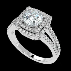 Solitaire Round Diamond Ring Made In 18 / 14 / 10 KT Gold Embellished With Certified Lab Diamonds For Anniversary And Wedding Gift For Her