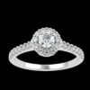 Solitaire Round Engagement Ring Made In 18 / 14 / 10 KT Gold Embellished Certified Lab Diamonds For Wedding And Anniversary Gift For Her