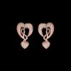 Classic Gold Earring Made In 18 / 14 / 10 KT Gold Embellished With Certified Lab Diamonds For Anniversary And Wedding Gift For Her