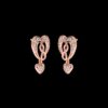 Classic Gold Earring Made In 18 / 14 / 10 KT Gold Embellished With Certified Lab Diamonds For Anniversary And Wedding Gift For Her