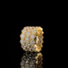 Iced Out Unisex Hip Hop Ring Made In 925 Sterling Silver Embellished With Shinny Moissanite Diamonds For Anniversary And Wedding Gift