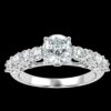 Lab Grown Diamond Wedding Ring Made In 18 / 14 / 10 KT Gold Embellished With Certified Lab Diamonds For Anniversary And Wedding Gift For Her