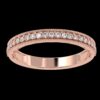 Charming Lab Diamond Gold Ring Made In 18 / 14 / 10 KT Gold Embellished With Certified Lab Diamonds For Wedding And Anniversary Gift For Her