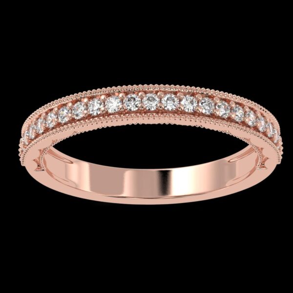 Charming Lab Diamond Gold Ring Made In 18 / 14 / 10 KT Gold Embellished With Certified Lab Diamonds For Wedding And Anniversary Gift For Her