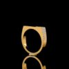Men's Delicate Diamond Ring Made In 18 / 14 / 10 KT Gold Embellished With Certified Lab Diamonds For Anniversary And Wedding Gift For Him