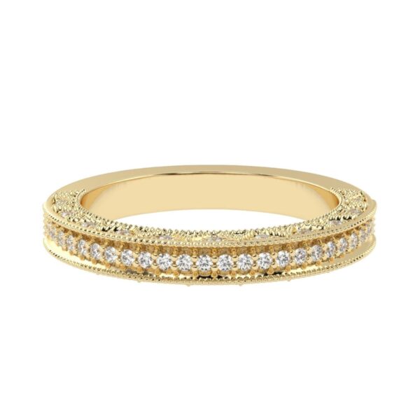 Luxury Gold Ring Made In 18/14/10 KT Gold Embellished With Certified Lab Diamonds For Wedding And Anniversary Gift For The Special Occasion