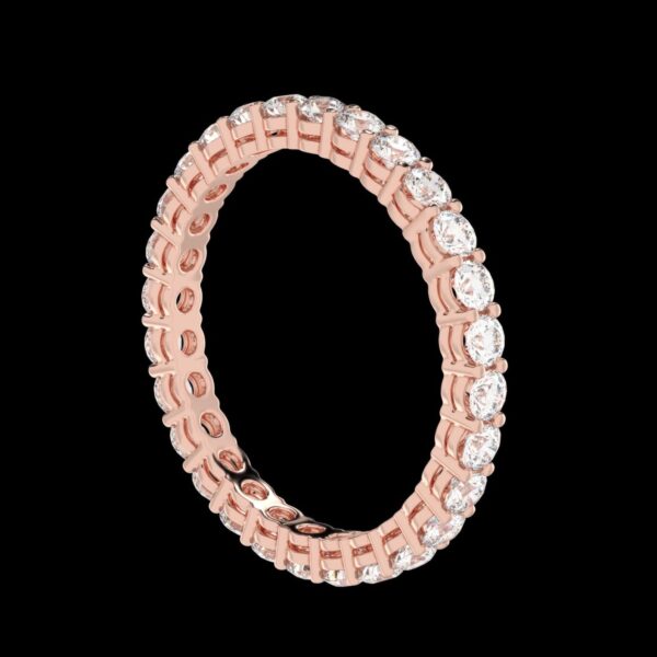 Wedding Diamond Ring Made In 18 / 14 / 10 KT Gold Embellished With Certified Lab Diamonds For Anniversary And Wedding Gift For Her